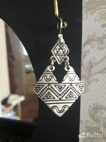 Серьги этнические новые