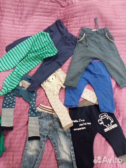 Детские вещи пакетом на мальчика 74 80 86