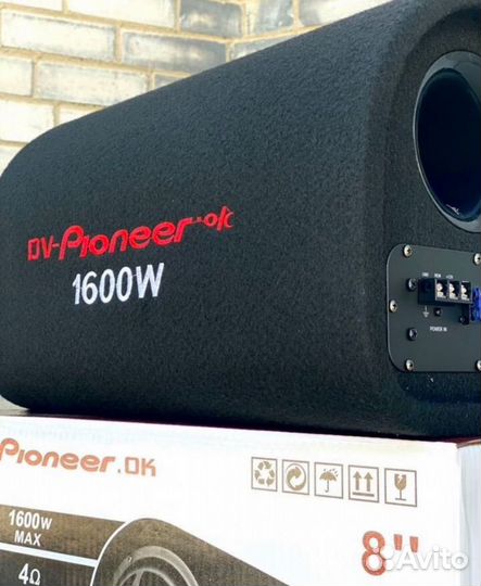 Активный сабвуфер pioner 8дюймов