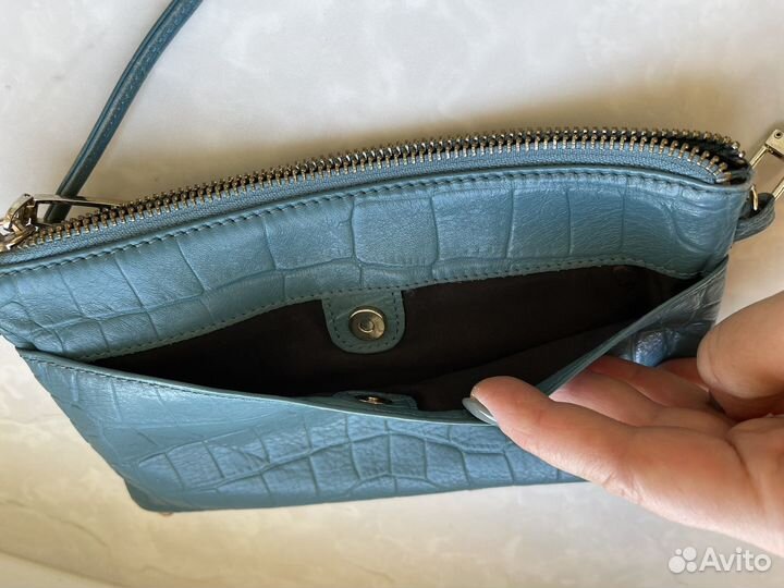 Сумка кошелек натуральная кожа