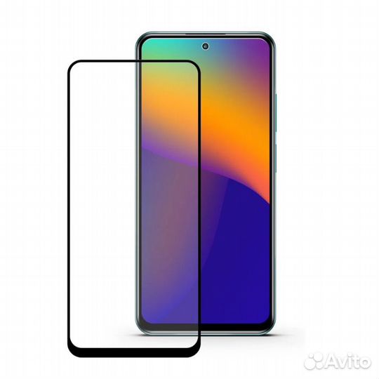 Защитное стекло 9D для Xiaomi Redmi 10X 5G full (ч