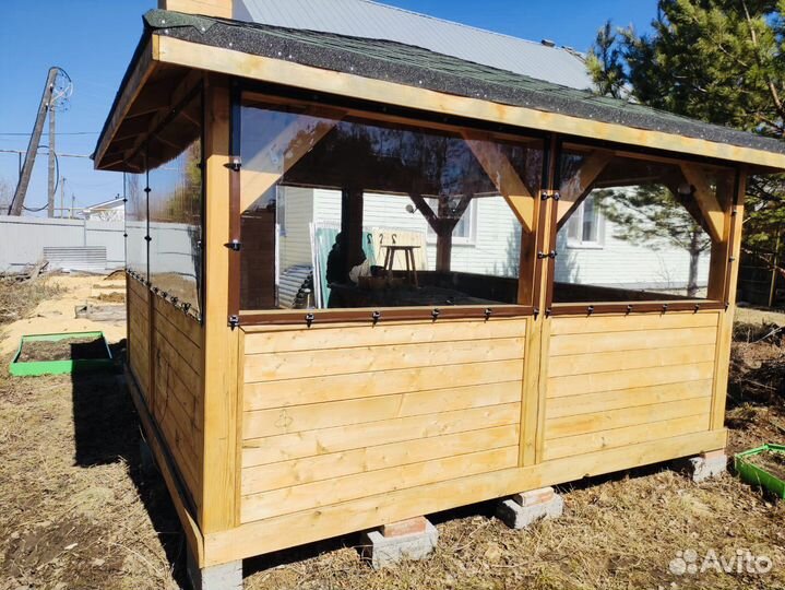 Гибкие окна/окна пвх