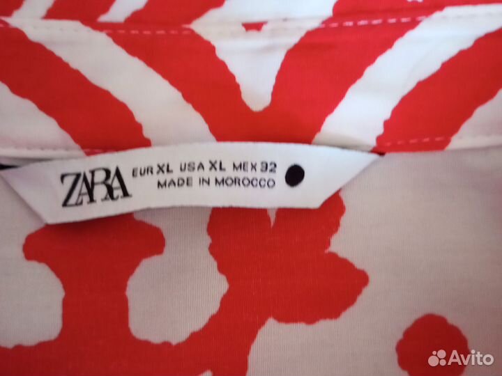 Блузка.Zara.Хлопок. 50разм.Германия