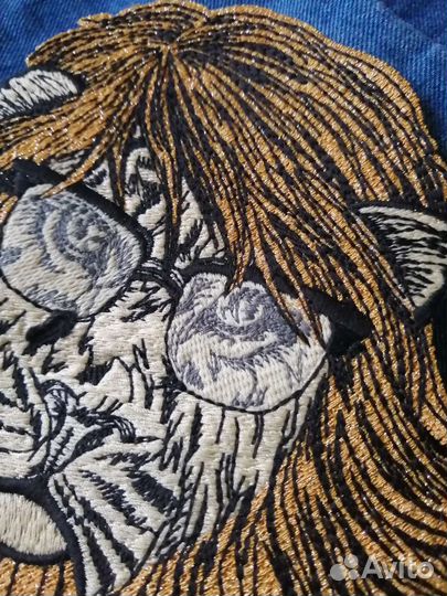 Нашивка Лев. Большая, новая