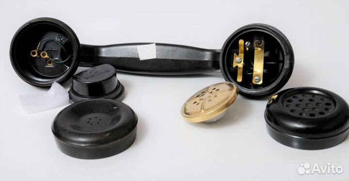 Трубка телефонная старая, карболит Для тан-6. СССР