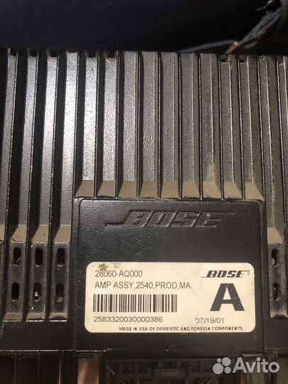 Услилитель bose infinity qx4 amp assy 28060