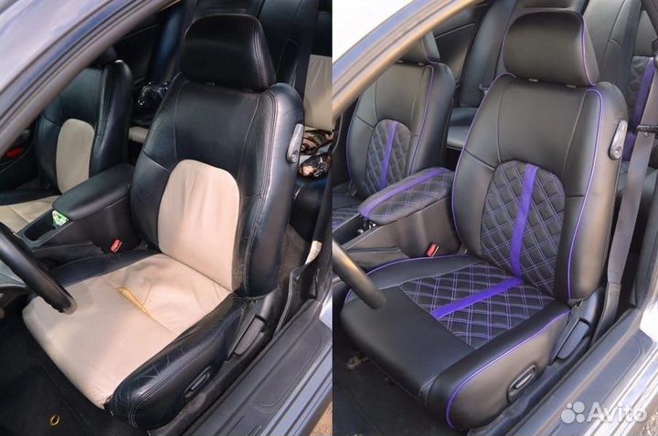 Перетяжка, ремонт автосалона