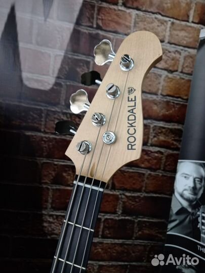 Бас-гитара Rockdale Stars Jazz Bass Black