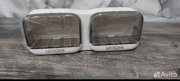 Настенный держатель для мыла, мыльница,пластиковая