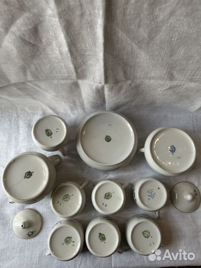 Чайный сервиз вербилки 1946-50г