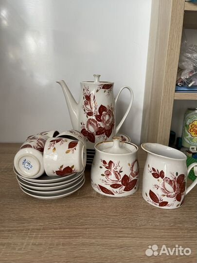 Кофейный сервиз СССР Вербилки