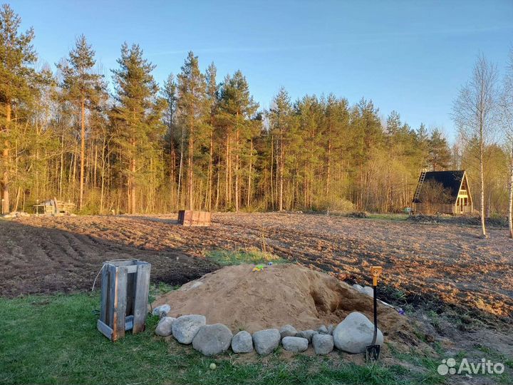 Миниэкскаватор в аренду, заезды, траншеи, дренаж