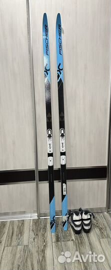 Беговые лыжи Fisher Nordic Crown 190 + ботинки