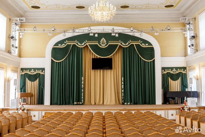 Занавес сцены для актовый зал школы дк театр клуб