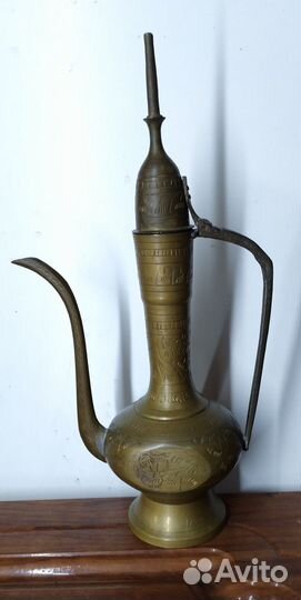 Кунган, кувшин, Индия, ваза, латунь, Винтаж