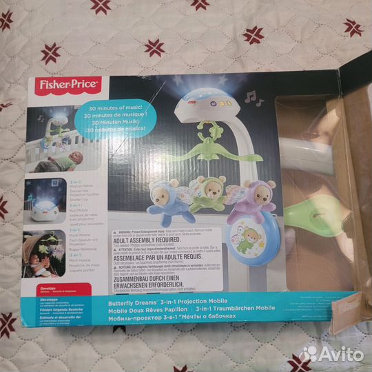 Мобиль на кроватку fisher price