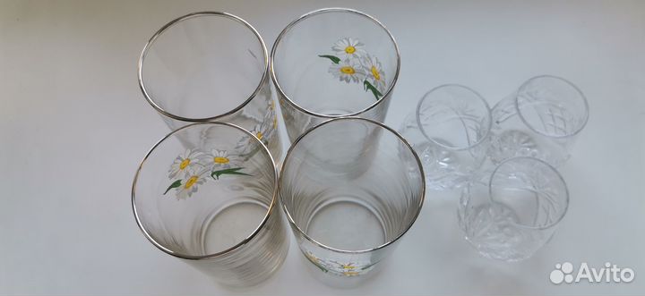 Стаканы рюмки комплектом