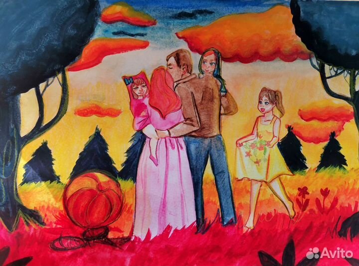 Плакаты/рисунки для лагеря садика, школы, изо