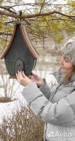 Скворечник для птиц. Кормушка