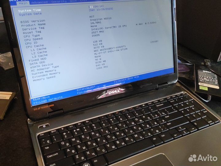 Ноутбук Dell inspiron n5010
