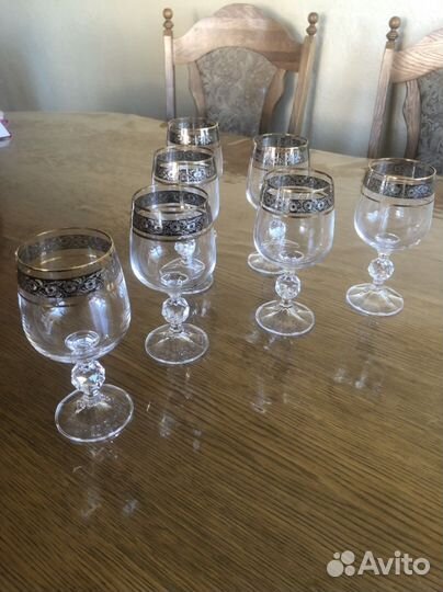 Бокалы под вино и рюмки Bohemia Claudia