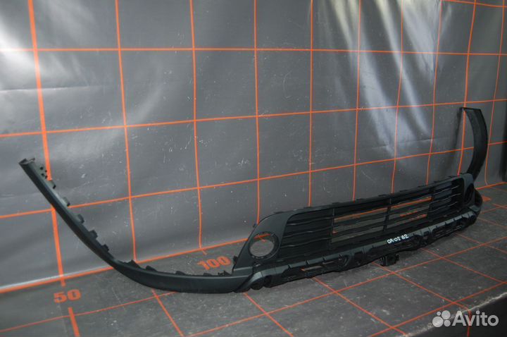 Спойлер бампера переднего - Kia Rio 4 X-Line