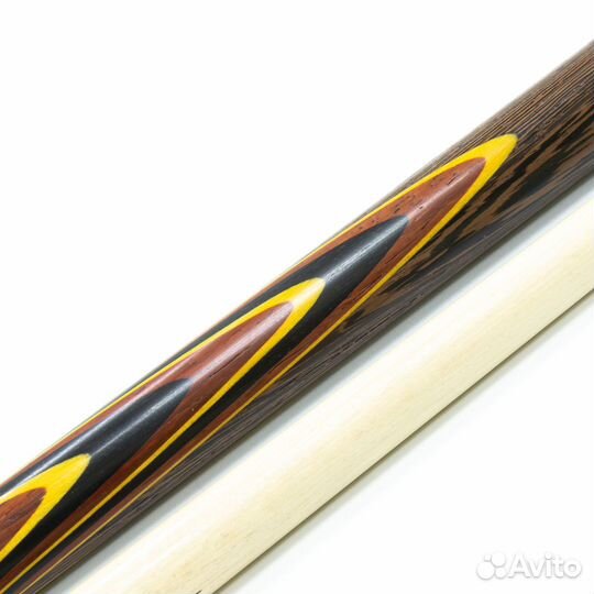 Кий / пирамида 2-pc (граб, черный граб, венге, падук, лимонник) 13 запилов