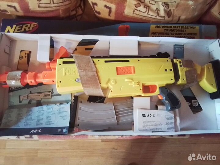 Бластер nerf fortnite AR-L