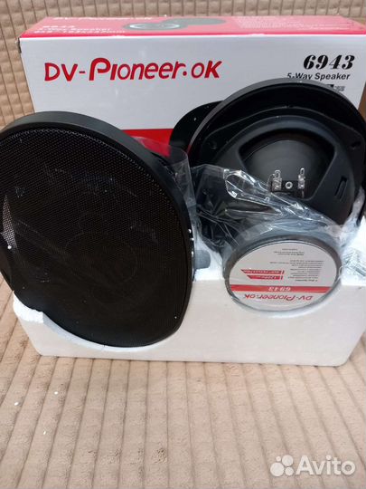 Акустические колонки pioneer 69 овалы
