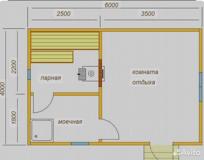 Баня 6/4 6/6