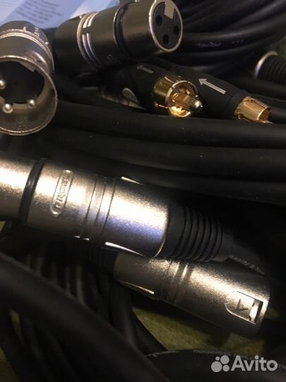 Продаю кабель межблочный и микрофонные,новые