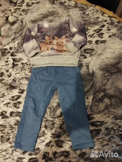 Толстовка и брюки для девочки 92 размер