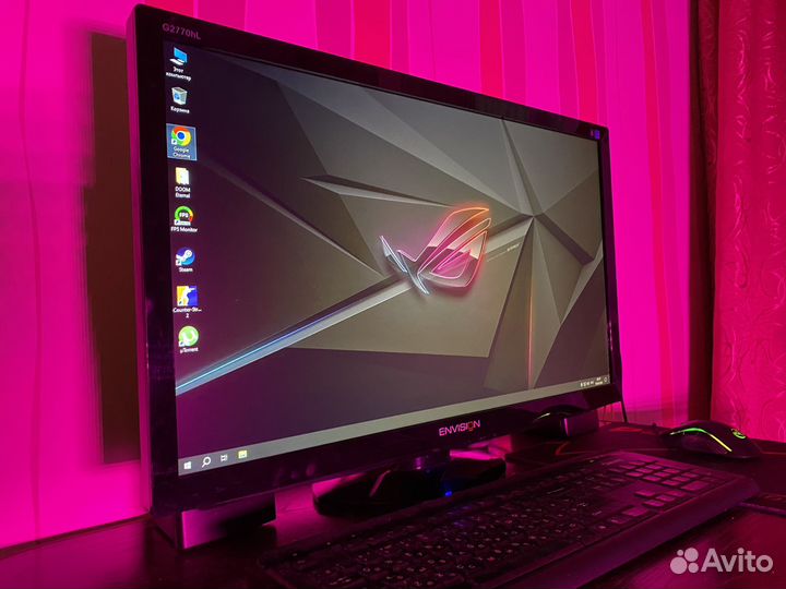 Монитор 27 дюймов full HD / 75Ghz