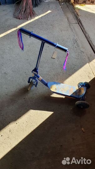 Самокат детский трехколесный бу