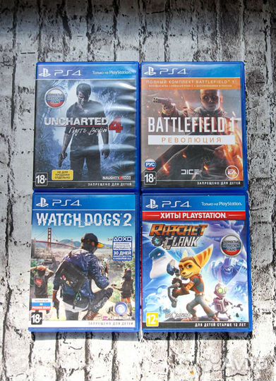 Игры для приставок ps4