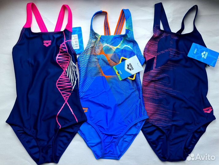 Купальники новые Arena р 2-3 р 10-11 оригинал