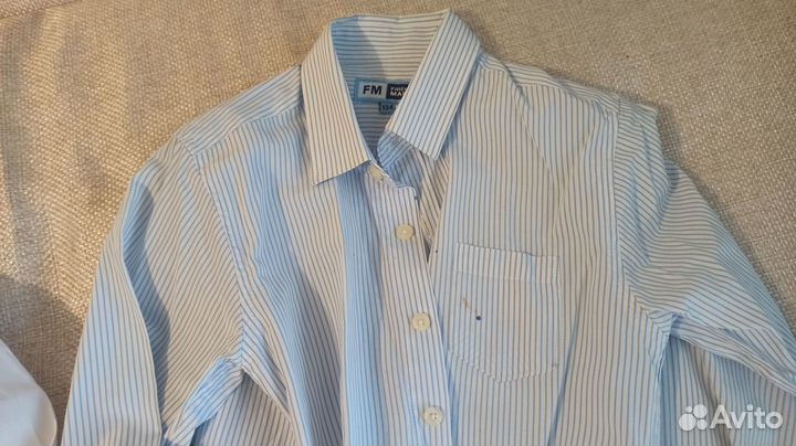 Три школьные рубашки р134 пакетом