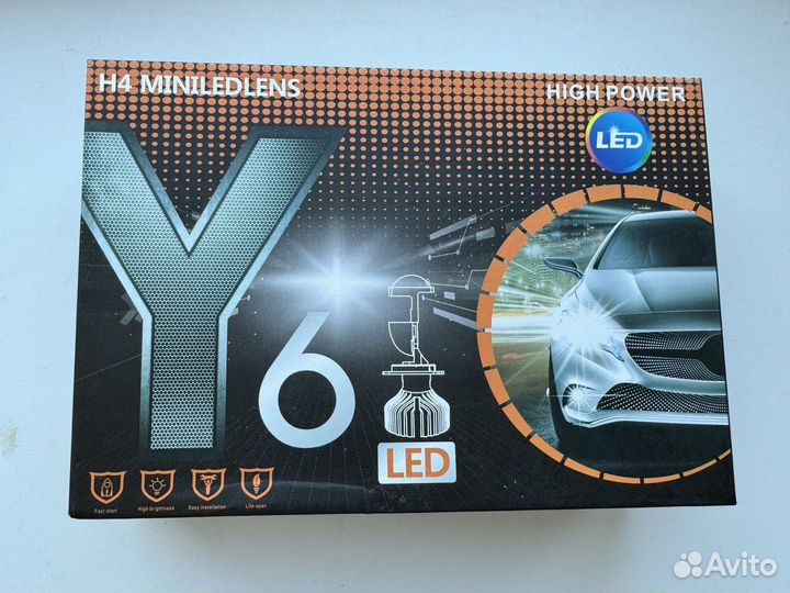 Мини линзы Y6 H4 LED