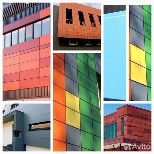 Кассеты фасадные металлические