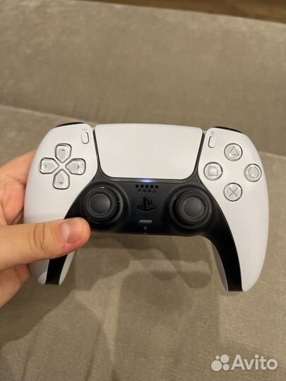 Геймпад беспроводной PlayStation DualSense белый