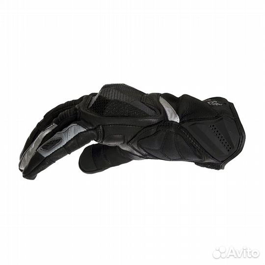 Мотоперчатки кожаные edge Adventure черно-серые