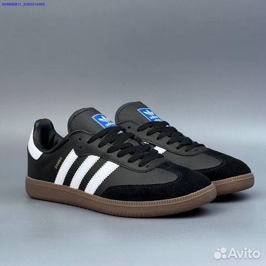 Кроссовки Adidas Samba Black (Арт.99160)