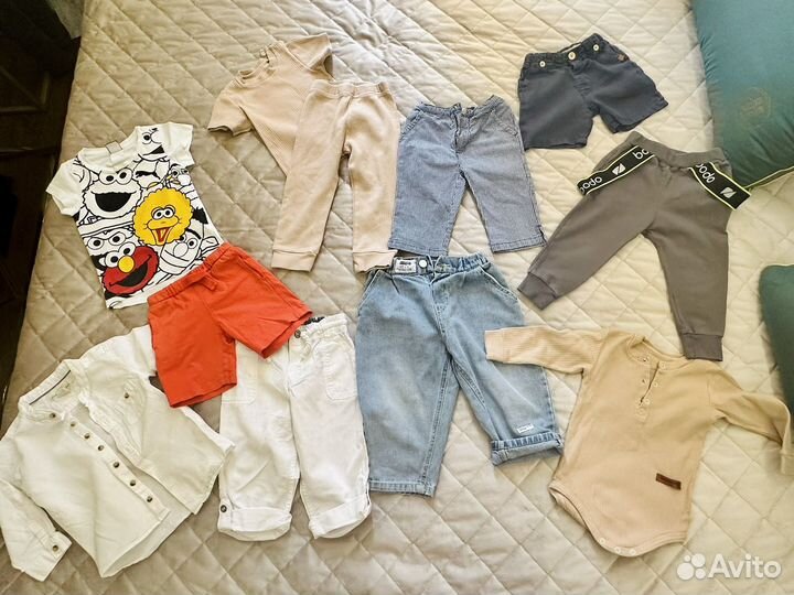Детские вещи пакетом на мальчика 86 92