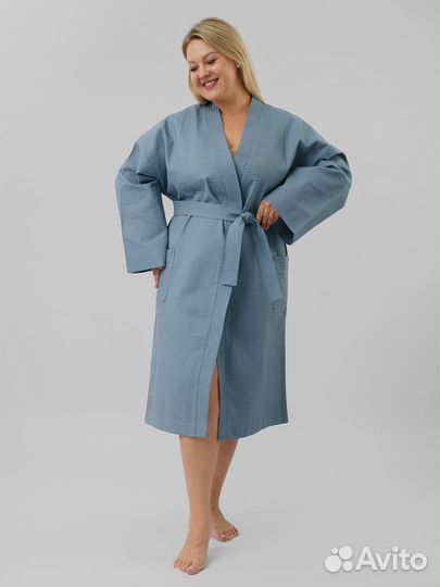 Халат банный вафельный Артикул 1707 - 1704