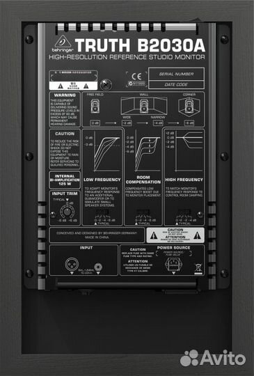 Behringer truth B2030A новый