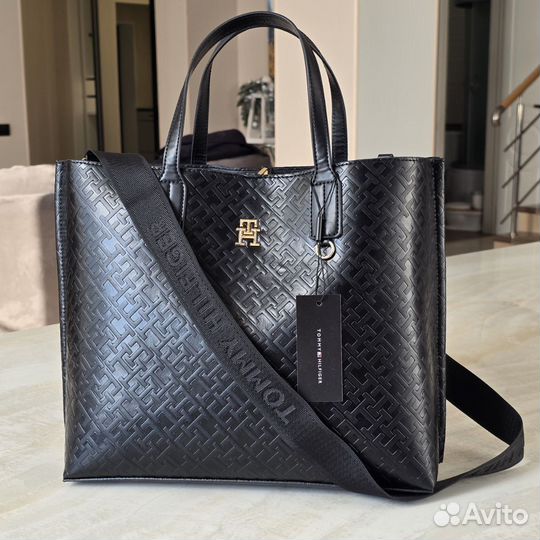 Сумка шопер tommy hilfiger через плечо (2 цвета)