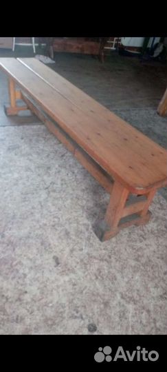 Лавочка деревянная