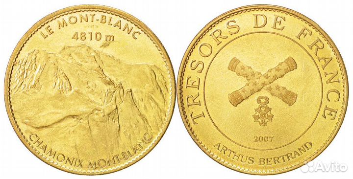 Жетон Le Mont-Blanc, Chamonix, Arthus Bertrand