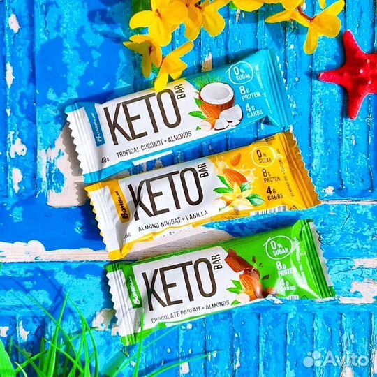 Протеиновые батончики и шоколад без сахара