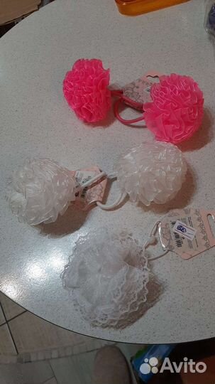 Набор резинок, бантиков, заколок для волос